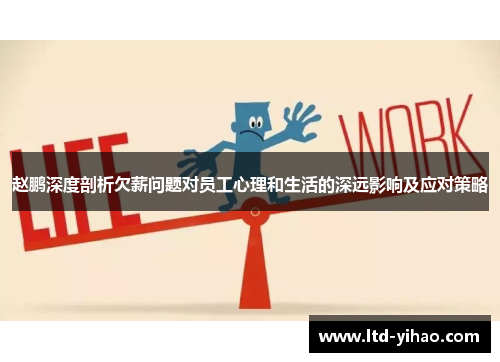 赵鹏深度剖析欠薪问题对员工心理和生活的深远影响及应对策略